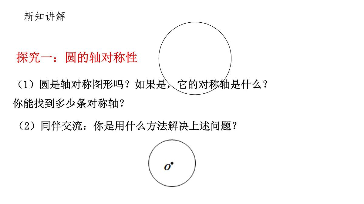 3.2 圆的对称性 北师大版数学九年级下册课件第3页
