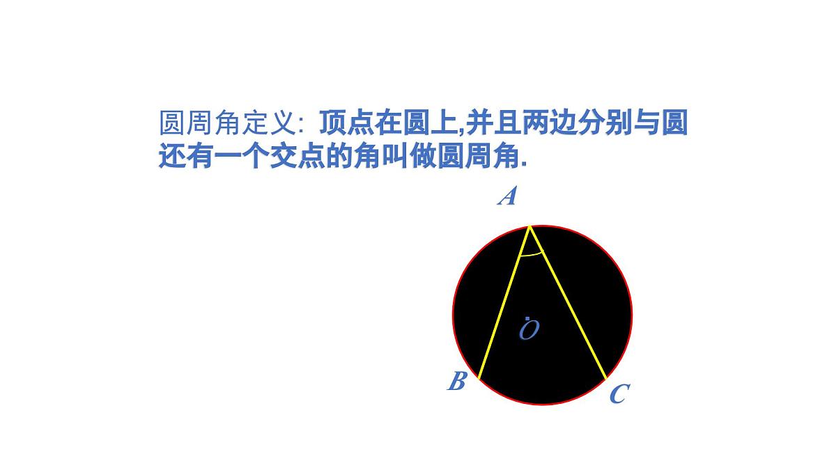 3.4 圆周角和圆心角的关系(1)北师大版数学九年级下册课件第4页