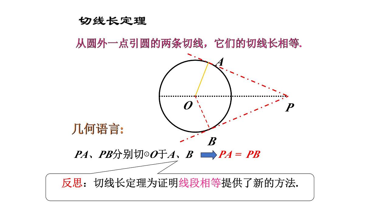 3.7 切线长定理 北师大版数学九年级下册课件第7页
