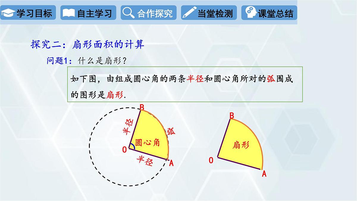3.9 弧长及扇形的面积 初中数学北师版九年级下册课件第8页