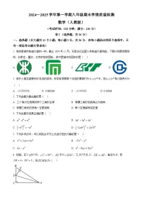 河北省石家庄市桥西区部分学校2024-2025学年上学期八年级期末数学试题（含答案与解析）