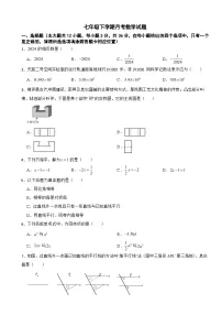 广西壮族自治区南宁市2025年七年级下学期月考数学试题含答案