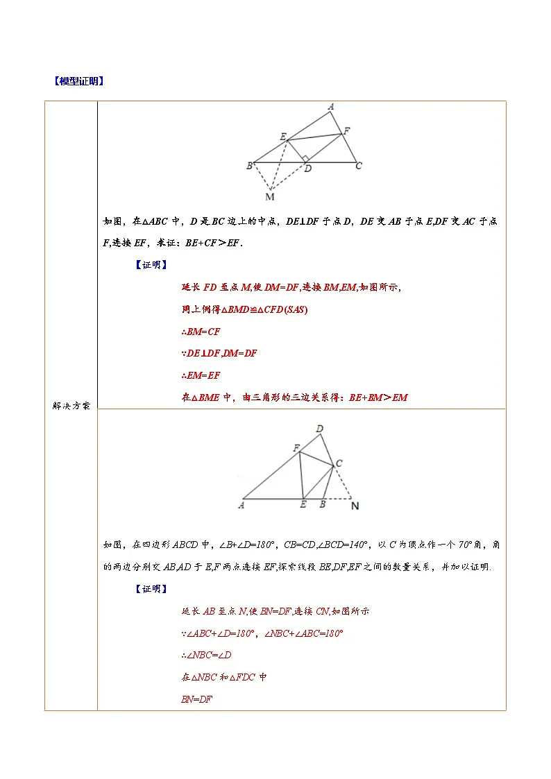 中考数学难点突破与经典模型精讲练(全国通用)专题06全等三角形中的截长补短模型(原卷版+解析)第2页