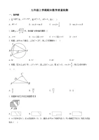 九年级上学期期末数学试题 (92)