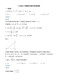 九年级上学期期末数学试题 (91)