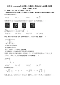 江汉区2023-2024学年下学期期中七年级数学试题(word版含答案)