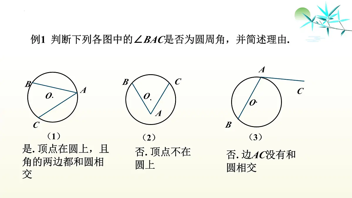 27.1.3 圆周角 课件-2024-2025学年华东师大版数学九年级下册第7页