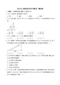 2025年上海市闵行区中考数学一模试卷