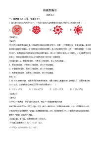 北京师范大学附属实验中学2024-2025学年九年级下学期3月月考 数学试题（含解析）