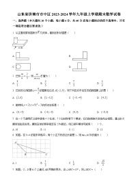 山东省济南市市中区2023-2024学年九年级上学期期末数学试题（解析版）