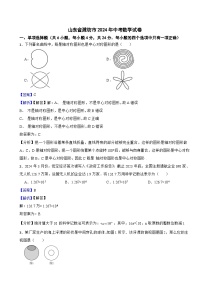 山东省潍坊市2024年中考数学试卷含真题解析