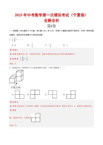 2025中考数学一模试卷（宁夏卷）（全解全析）