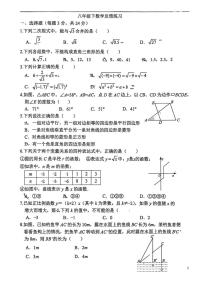 2025北京十一学校初二下3月月考数学试卷