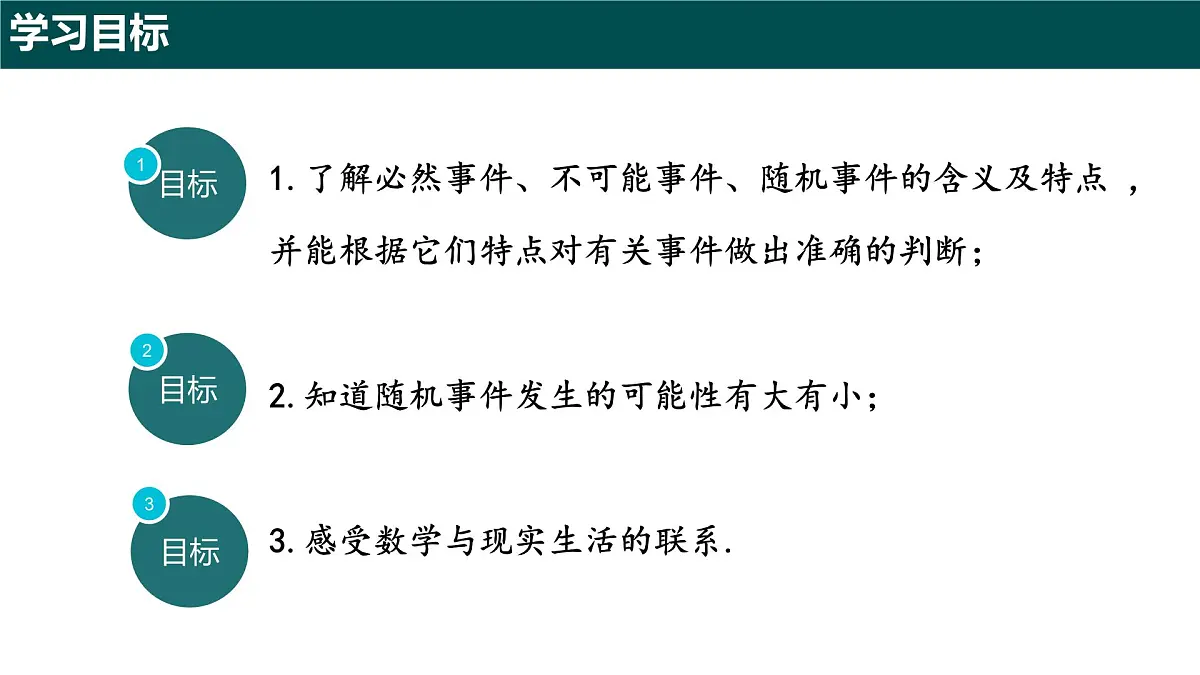 7.1 随机现象及其结果的可能性(同步课件)2025学年六年级数学下册(沪教版2024)第2页