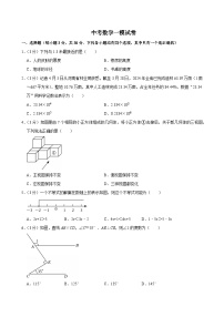 2025年河南省郑州市中考数学一模试卷附答案