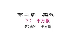 2.2+++平方根++第2課時+課件++2024—2025學(xué)年北師大版數(shù)學(xué)八年級上冊