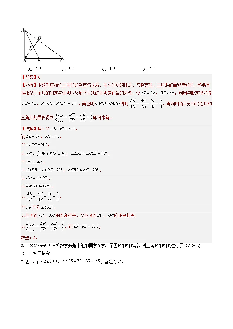 专题16 相似三角形(解析版)第2页