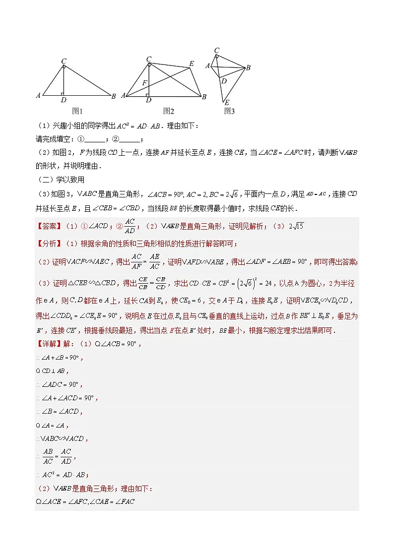 专题16 相似三角形(解析版)第3页