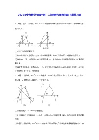 2025年中考数学考前冲刺：二次函数与面积问题 压轴练习题（含答案解析）