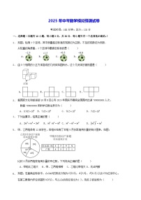 2025年中考数学模拟预测试卷(含答案解析)