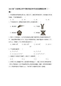 2025屆廣東省佛山市中考數(shù)學(xué)適應(yīng)性考試仿真模擬試卷合集2套（含解析）