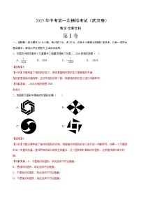 2025年中考第一次模拟考试卷：数学（武汉卷）（解析版）