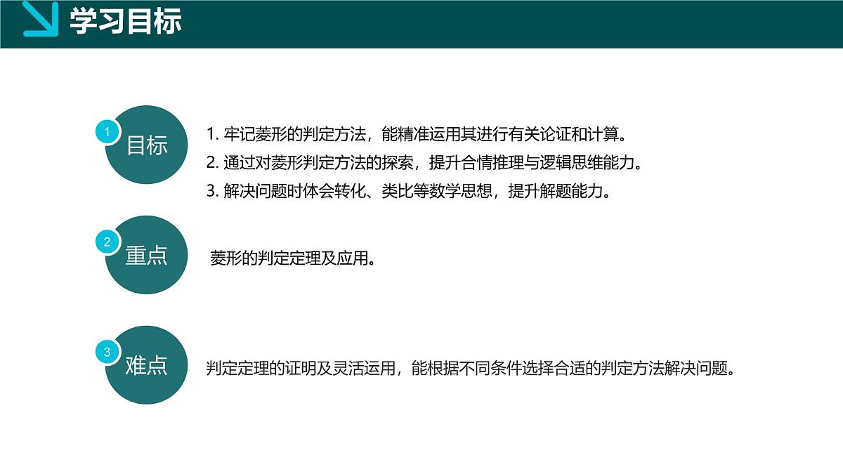 5.2.2 菱形的判定(同步课件) 2025学年八年级数学下册同步精品课堂(浙教版)第2页