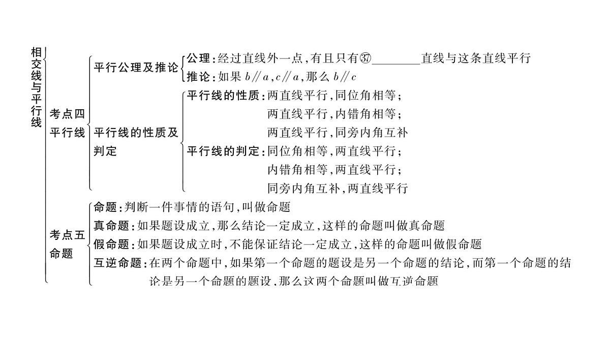 2025决胜中考河南数学一轮复习第13讲 线段、角、相交线与平行线课件第7页