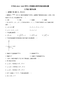 河南省郑州市中牟县2024-2025学年八年级上学期1月期末数学试题（原卷版+解析版）