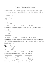 专题07 平行线的拐点模型专项训练-2024-2025学年七年级数学下册常见几何模型全归纳之模型解读与提分精练（人教版2024）