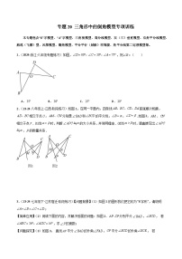 专题20 三角形中的倒角模型专项训练-2024-2025学年七年级数学下册常见几何模型全归纳之模型解读与提分精练（北师大版2024）