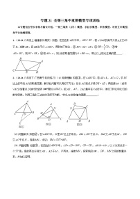 专题21 全等三角中重要模型专项训练-2024-2025学年七年级数学下册常见几何模型全归纳之模型解读与提分精练（北师大版2024）