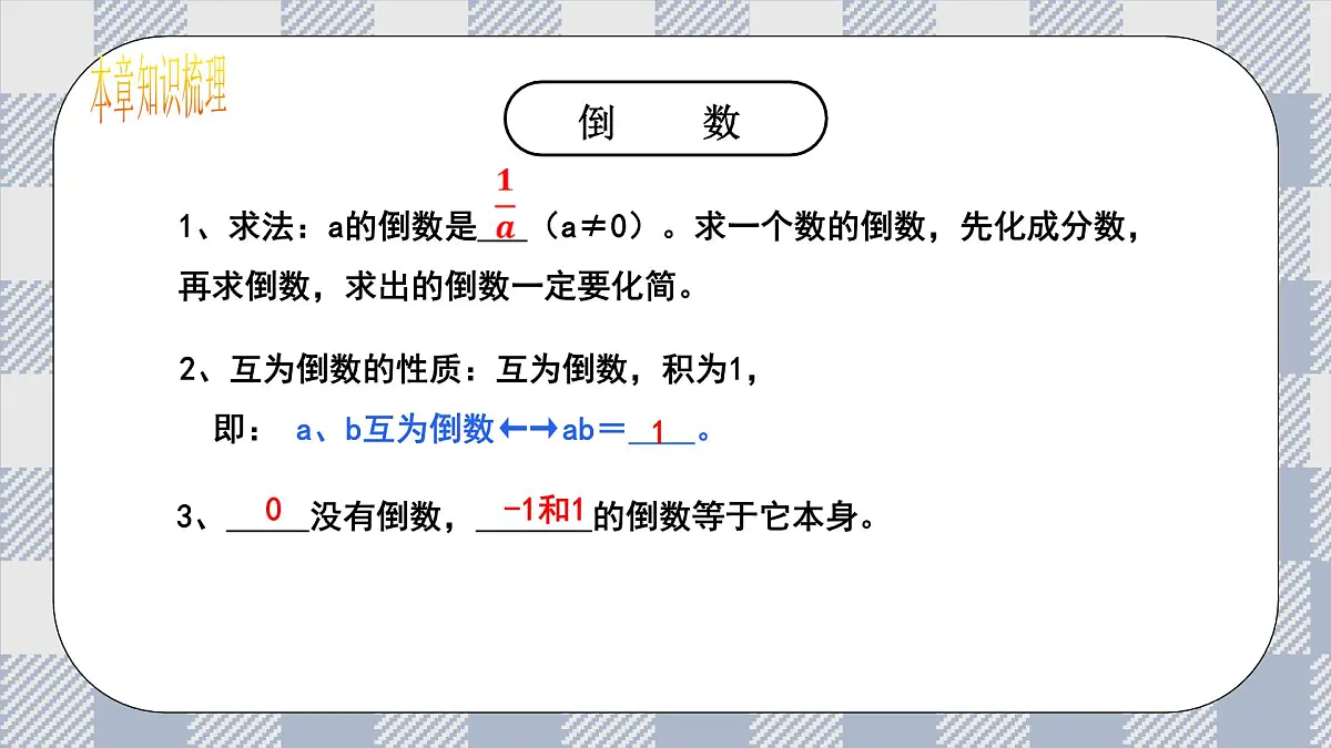 新湘教版初中数学七年级上册1.8.1《有理数》复习与小结课件第7页