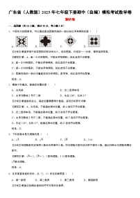 广东省（人教版）2025年七年级下册期中（自编）模拟考试数学卷  考试卷+解析卷