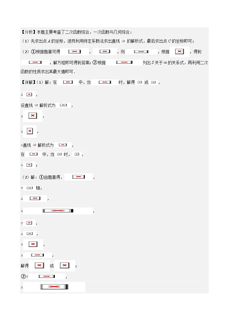 专题10 二次函数中面积的最值问题 (六大题型)教师版-2025年中考数学压轴训练第3页