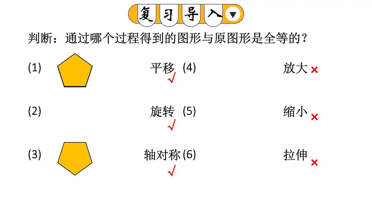 初中数学新华东师大版七年级下册9数学活动 探索全等的图形教学课件2025春第2页