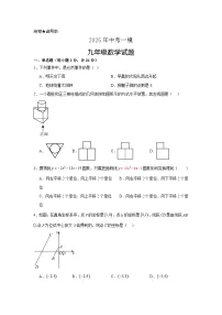 2025年江苏省连云港市灌云县中考一模数学试题