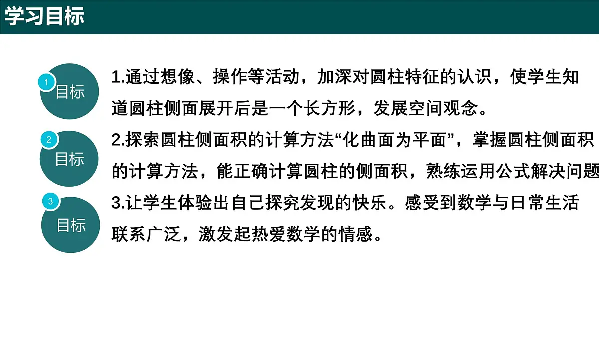 8.1 圆柱及其侧面展开图(第一课时 圆柱及圆柱的侧面积)课件 2025学年六年级数学下册(沪教版2024)第2页