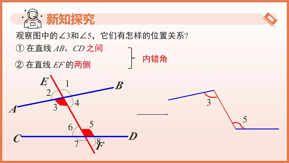 16.2.3平行线的判定与性质(第3课时内错角)课件 2025学年七年级数学下册(沪教版2024)第5页