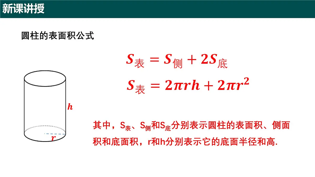 8.1 圆柱及其侧面展开图(第二课时 圆柱的表面积及其应用)课件 2025学年六年级数学下册(沪教版2024)第6页