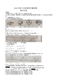 河南省商丘市柘城县2024-2025学年八年级上学期期末考试数学试卷(含答案)