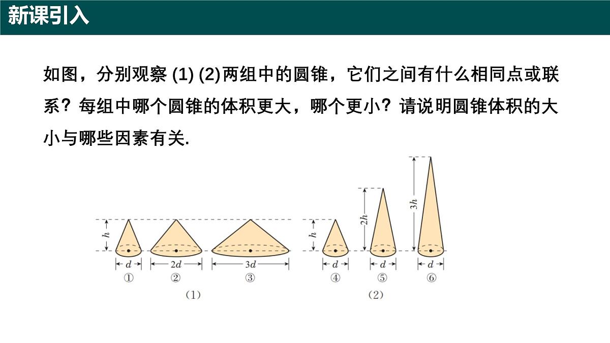 8.2 圆锥及其侧面展开图(第三课时 圆锥的体积)(同步课件)-2024-2025学年六年级数学下册(沪教版五四制2024)第3页