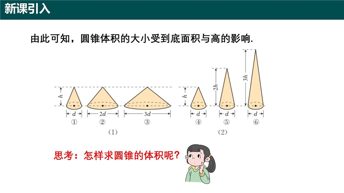 8.2 圆锥及其侧面展开图(第三课时 圆锥的体积)(同步课件)-2024-2025学年六年级数学下册(沪教版五四制2024)第6页