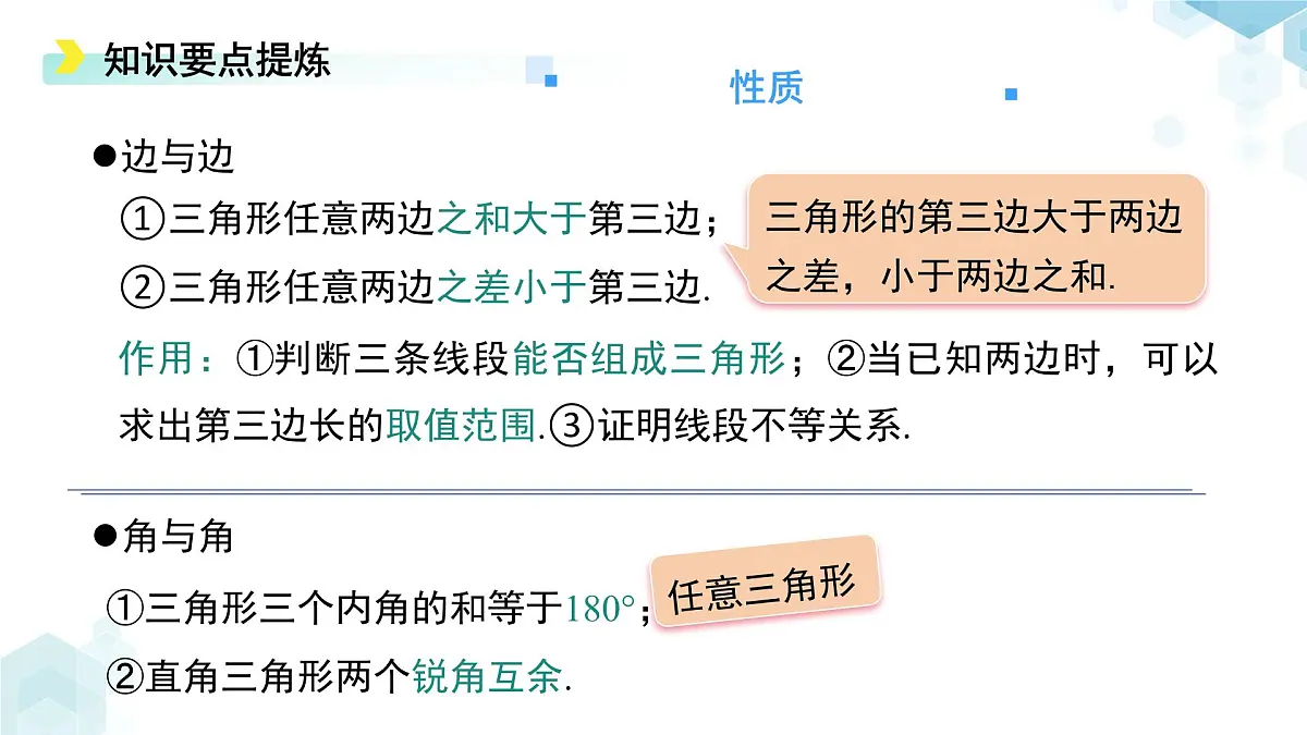 第四章《三角形》综合复习 课件 数学北师大版(2024)七年级下册第3页