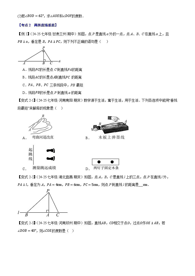 2025《初数学•期中试卷压轴易错题25大专题》7年级下册(浙教)第3页