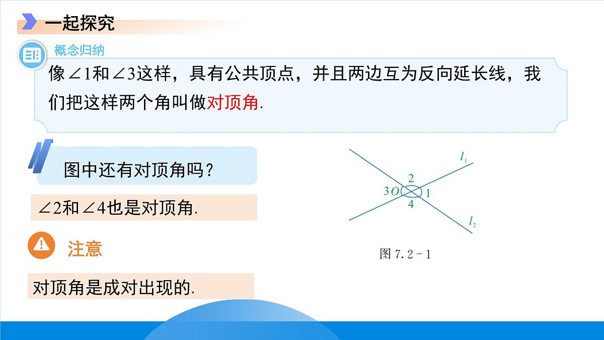 7.2相交线 课件 数学冀教版(2024)七年级下册第6页