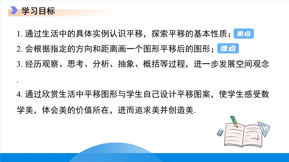 7.6平面图形的平移 课件 数学冀教版(2024)七年级下册第2页