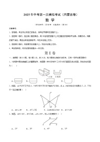 2025年中考第二次模拟考试卷：数学（内蒙古卷）（考试版）