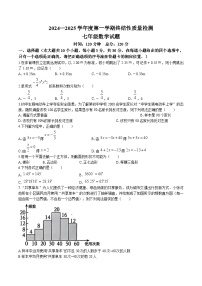 山东省菏泽市鄄城县2024-2025学年七年级上学期期末考试数学试卷(含答案)