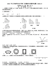 2025年济南历下区九年级下学期数学二模考试试题（含答案）